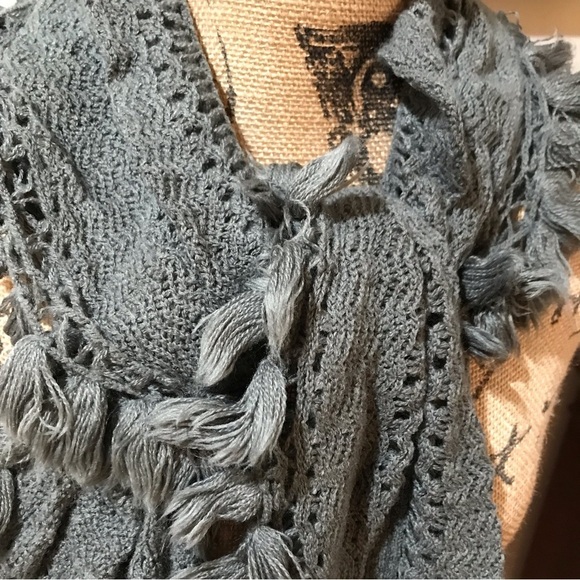 ✌️Boho Knitted Scarf with Tassels - Picture 2 of 5